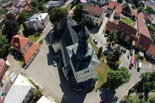 Centrum Valašských Klobouk z ptačí perspektivy (foto: Z. Štěpánek)
