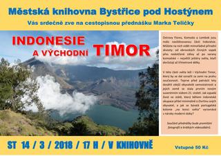Indonésie a Východní Timor - plakát