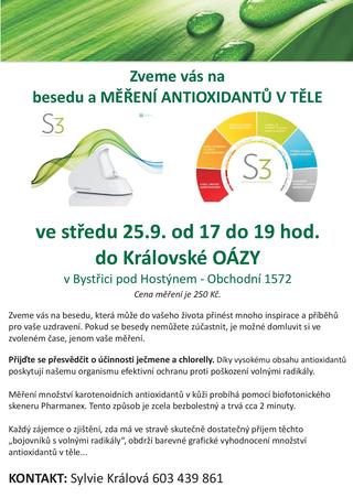 Měření antioxidantů v těle