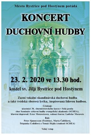 Koncert Duchovní hudby