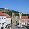 Mikulov – náměstí s Dietrichsteinskou hrobkou a Svatý kopeček (800x600, 151.47 KB)
