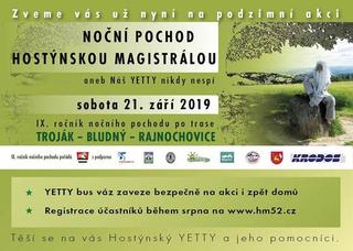 Noční pochod Hostýnskou magostrálou